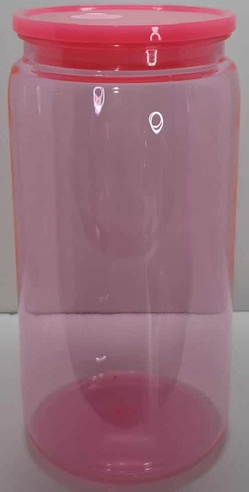 16oz Custom Choose Your Own Wrap Plastic Transparent Coloured Cup