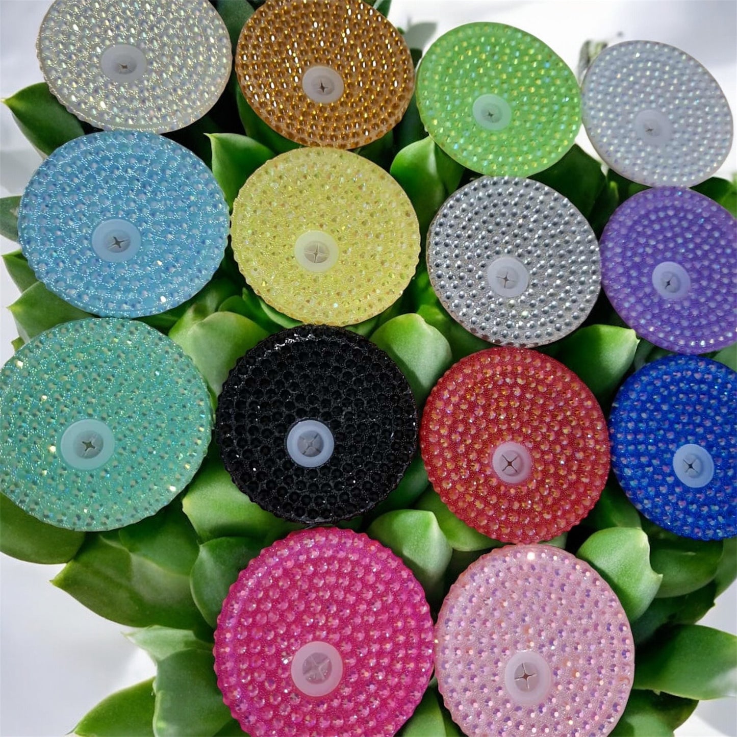 Rhinestone Lids
