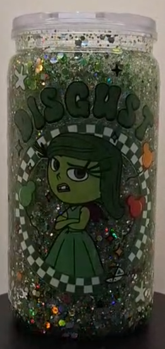 Disgust 16oz Acrylic SnowGlobe Tumbler